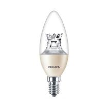 Philips Master DimTone E14 B38 Candle LED Bulb 5.5W Clear Warm Glow - 40W Replacement