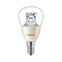 Philips Master DimTone E14 P48 Golf Ball LED Bulb 5.5W Clear Warm Glow - 40W Replacement