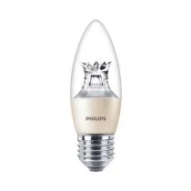 Philips Master DimTone E27 B38 Candle LED Bulb 5.5W Clear Warm Glow - 40W Replacement