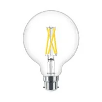 Philips Master Value DimTone B22 G93 Globe LED Bulb 5.9W Clear Warm Glow - 60W Replacement