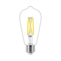Philips Master Value DimTone E27 ST64 LED Bulb 5.9W Clear Warm Glow - 60W Replacement