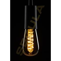 Segula 50532 Design Line LED ST64 Curved Spiral Smokey 4W-10W E27 2000k