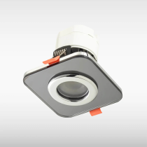Sensio Cube LED Downlight, TrioTone (CCT), IP65, Dual Power, Smoked Glass