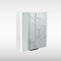 Sensio Luka Smart LED Mirror Cabinet with Alexa, 700x660mm