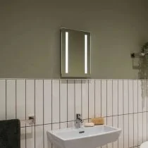 Sensio Lumino Rectangle Front-lit Rechargeable EVO+ Lithium-Ion Battery LED Mirror - Natural White - 300mm x 450mm