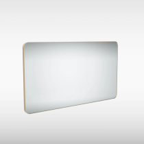 Sensio Noa Rectangle Wall Mirror, 1000x600mm, Brass