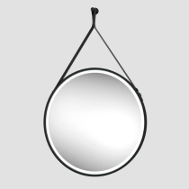 Sensio Nova Hanging LED Mirror with Strap, TrioTone, Ø800x38mm