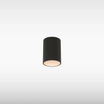 Sensio Onyx Bathroom LED Ceiling Light, Black