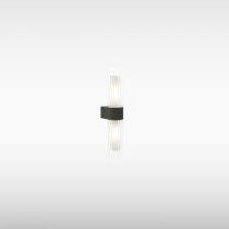Sensio Shardis Double LED Wall Light, Black