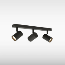 Sensio Zephira Bar LED Spotlight, 3 Light, Black
