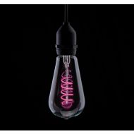 Funky Pro-Lite 4w Decorative LED Pink Filament Rustika Light Bulb ES E27