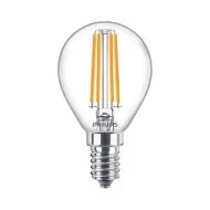 Philips CorePro E14 P45 Golf Ball LED Bulb 6.5W Clear Warm White - 60W Replacement
