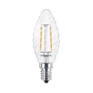 Philips CorePro E14 ST35 Candle LED Bulb 2W Clear Warm White - 25W Replacement