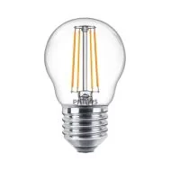 Philips CorePro E27 P45 Golf Ball LED Bulb 4.3W Clear Warm White - 40W Replacement