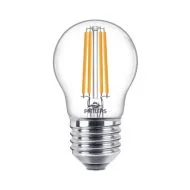 Philips CorePro E27 P45 Golf Ball LED Bulb 6.5W Clear Warm White - 60W Replacement