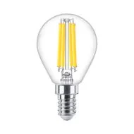 Philips Master Value E14 P45 Golf Ball LED Bulb 3.4W Clear Warm White Dimmable - 40W Replacement