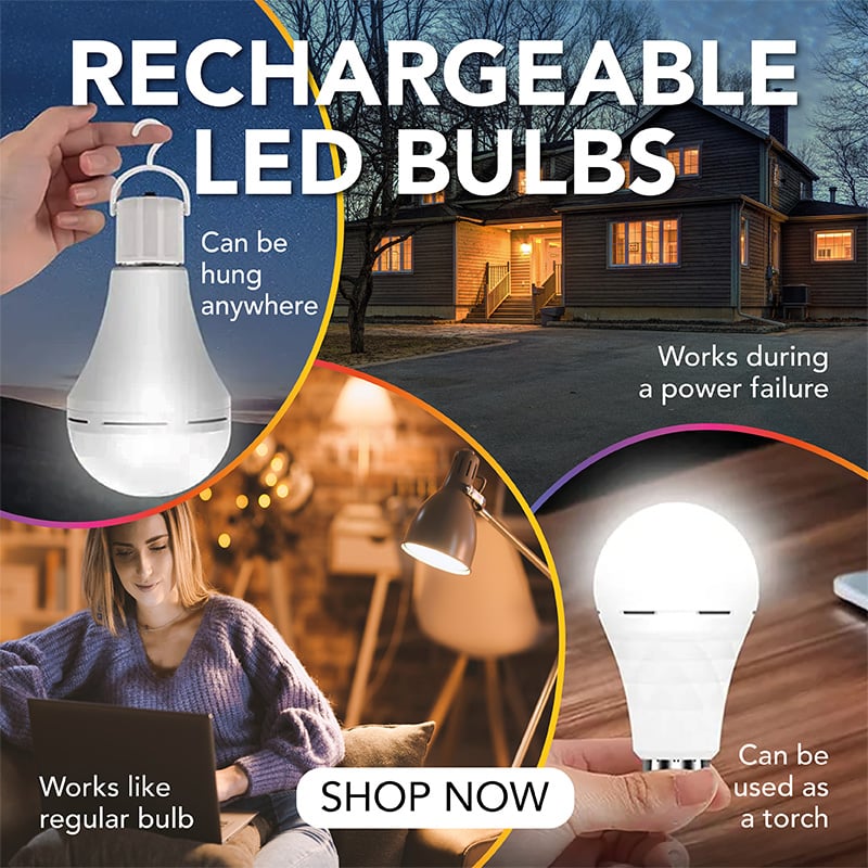 LED Rechargeable Light Bulbs