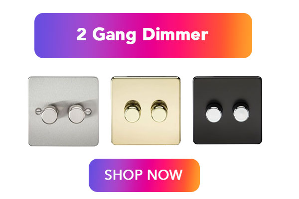 2 Gang Dimmer