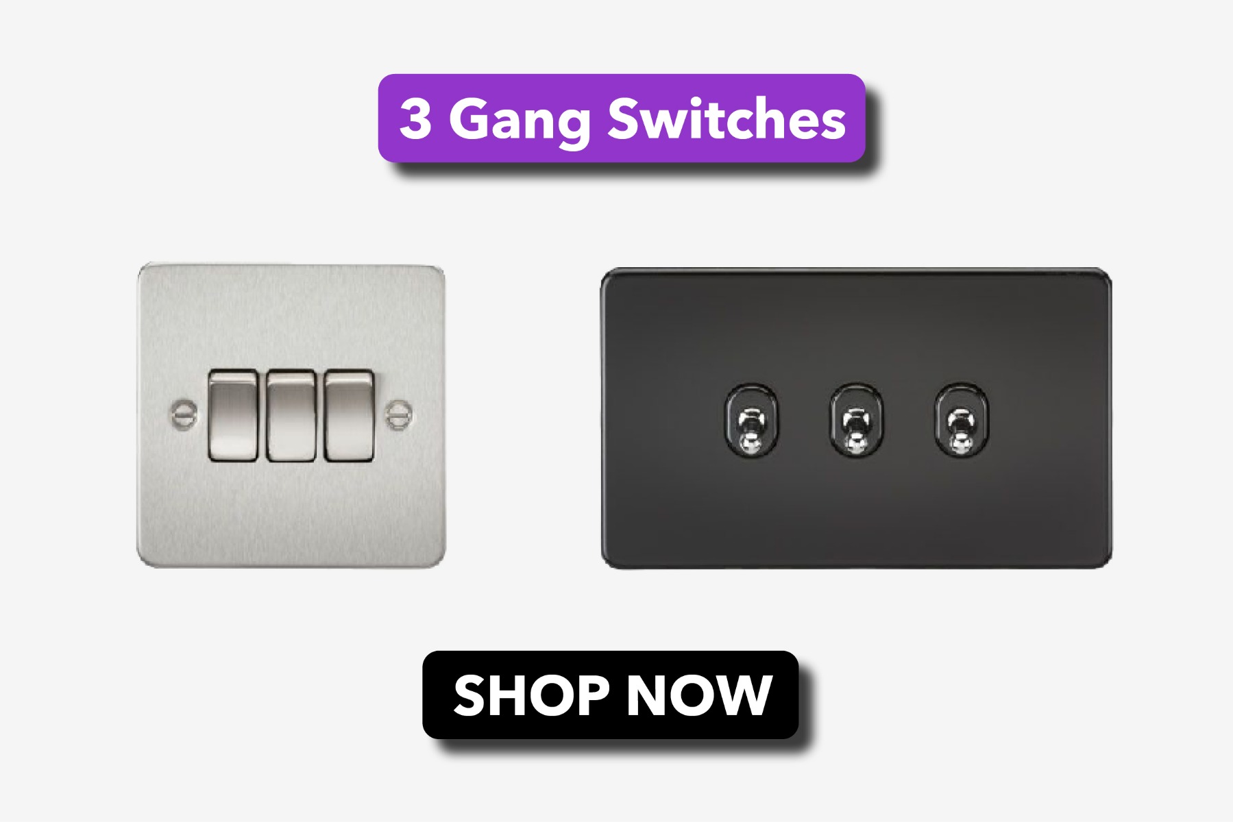 3 Gang Light Switches