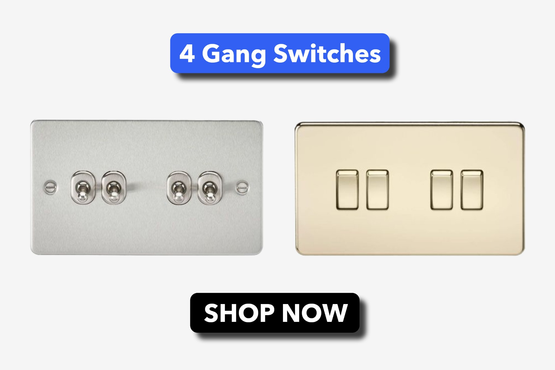 4 gang light switches