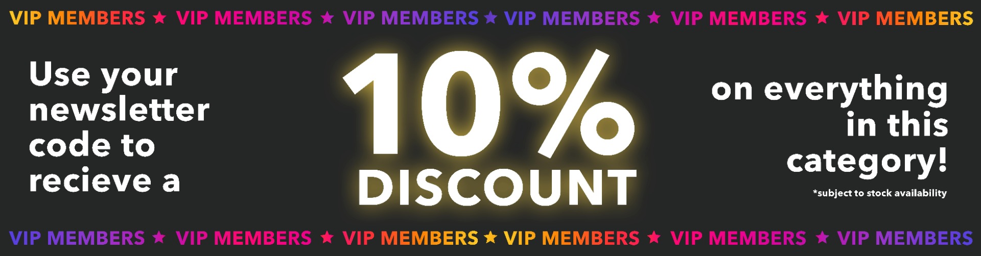 VIP member offers