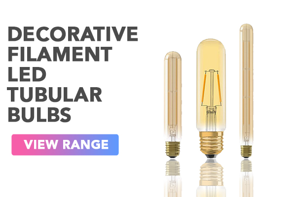 Decorative LED Filament Tubular Lamps