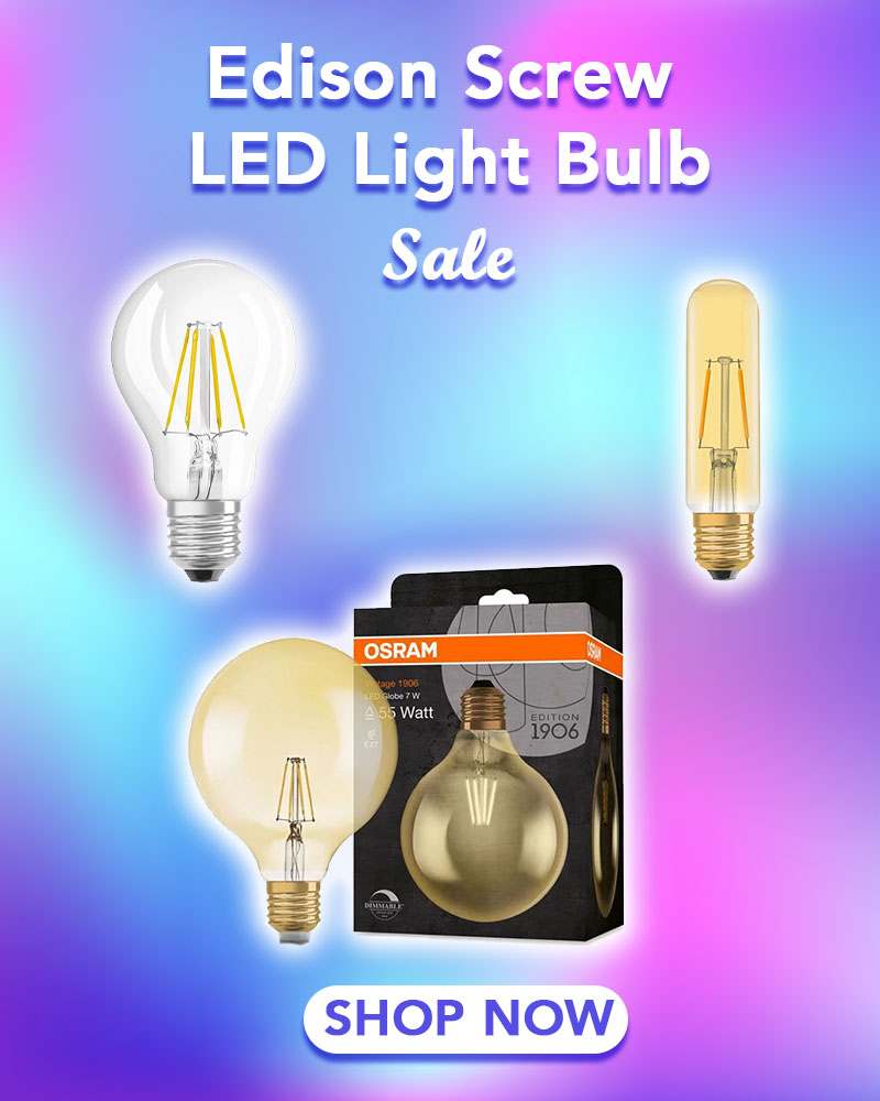 discounted led edison screw light bulbs