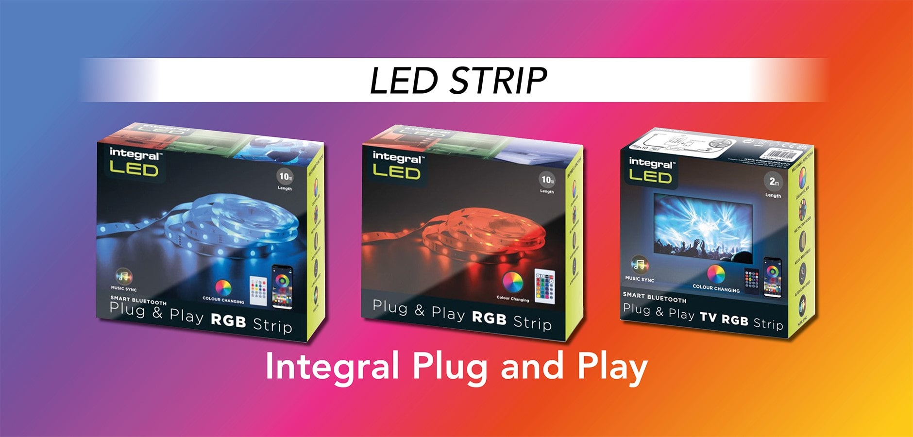 Integral LED Plug and Play Strip Light