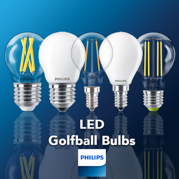Philips LED Golfball Light Bulbs