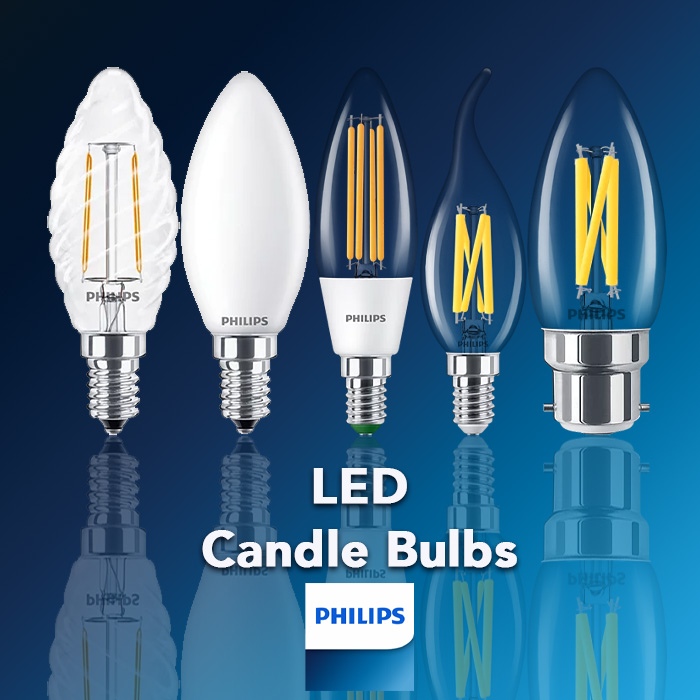 Philips LED Candle Light Bulbs