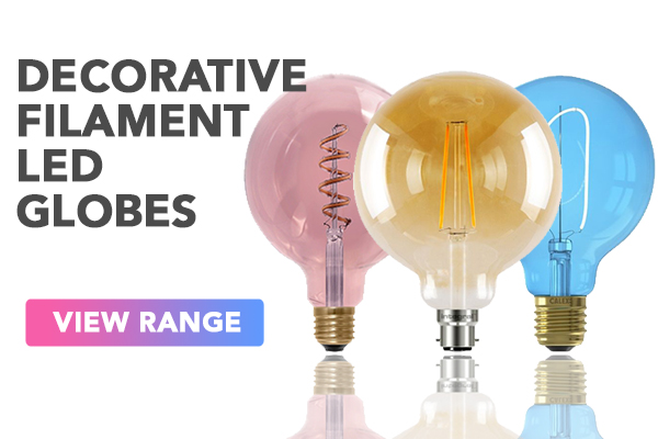 Decorative Filament LED Globe Light Bulbs