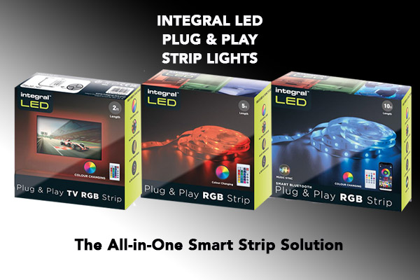 Integral Plug and Play LED strip Lighting